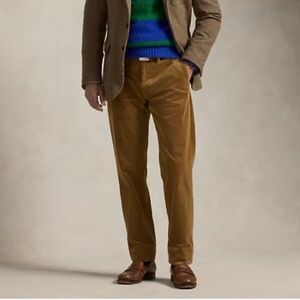Vintage Polo by Ralph Lauren Corduroy Slacks Mens 38 x 30 100% Cotton Tan Brown